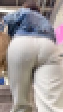 お姉さんの後ろ姿　１９５　３人　OL　爆尻　階段上り３連発　ムチムチ　タイトスカート　パンツ
