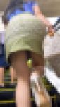 お姉さんの後ろ姿　２０３　２人　OL　巨尻　ダブル　階段上り　パンツ　ミニタイトスカート