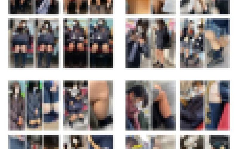 総尺７５分の長編　豪華16名のJK風制服/私服美女の対面・接近・真上からエロ過ぎる生足美脚21