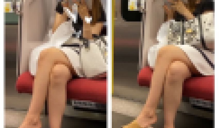 長編シリーズ435 脚を組む美人お姉さんの対面エロ過ぎる生足美脚