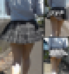 超ミニスカ追跡パンチラ　イズミちゃん１