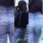セクシーデニム9＊わざとか知らずかジーパンを尻に食い込ませ街を歩く痴的なお姉さんを見た