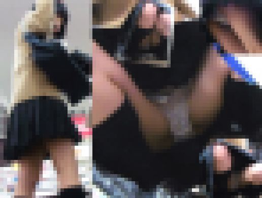 可愛いロリ顔女子が晒した失態！まさかの大開脚で白Pが丸見え！周囲も唖然の衝撃パンチラ動画■再アップ■