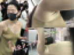 【神映像】ノーブラセレブのテカり腋ま○こ