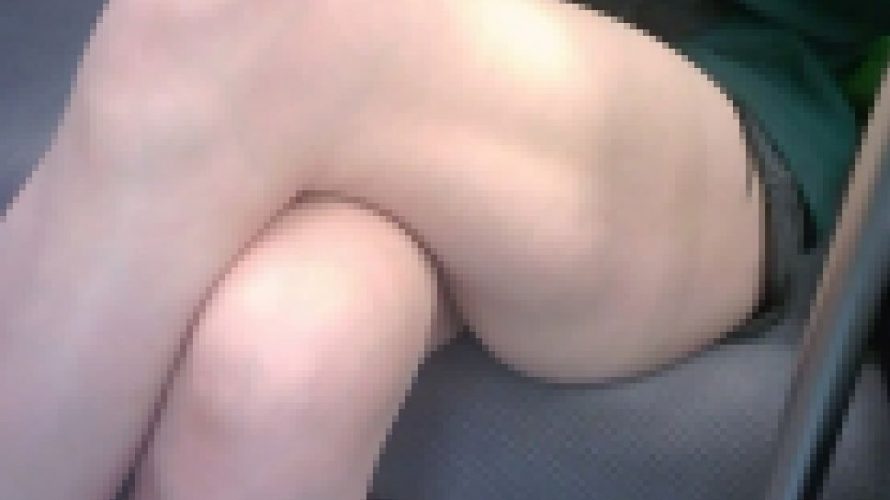 生脚が綺麗なお姉さんを撮影④
