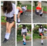 推定股下5ｃｍ制服女子を尾行したら無邪気な子だった