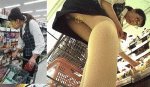 買い物中OLのパンチラ 12&16 セット