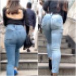 【2名・エッロい女が履くデニムは興奮する】
