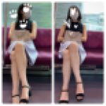脚フェチ361 脚を組むお姉さんの対面エロ過ぎる生足美脚