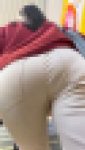 お姉さんの後ろ姿　２１２　ムチムチ　OL　巨尻　迫力　階段上り　パンツ