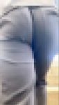 お姉さんの後ろ姿　２１４　ムチムチ　３人　OL　巨尻　迫力　階段上り　パンツ