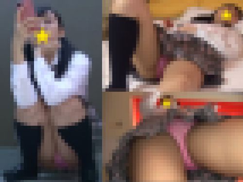 【個撮】成人済みOLの制服ミニスカ丸見えパンチラとHなオナニー Full HD