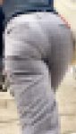 お姉さんの後ろ姿　２１６　ムチムチ　３人　OL　巨尻　迫力　階段上り　タイトスカート　パンツ