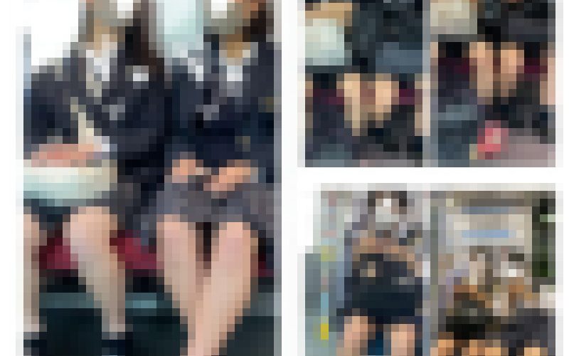 6名のJK風制服美女の対面エロ過ぎるミニスカ生脚234