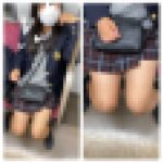 JK風制服美女の真上からのエロ過ぎるミニスカ生脚236 真上篇