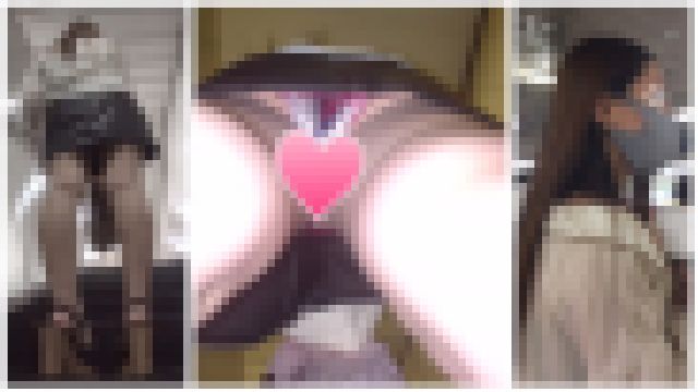 逆さ撮りの瞬間5☆ミニスカギャル☆（マスク顔出し/生パン/生足/フラッシュ撮影/スマホぶっ込み/エスカレーター&エレベーター追跡