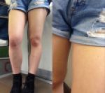 淫猥な質感生脚JDをじっくりたっぷり接写・・