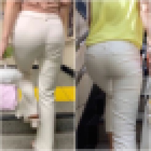 【2名・あ?、デカ尻でハチ切れそうだな?】