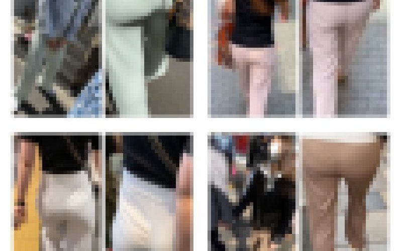4名の美人お姉さんの超接近のエロすぎるお尻467