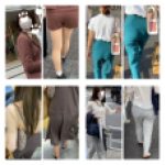 4名の美人お姉さんの超接近のエロすぎるお尻468