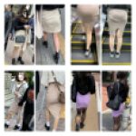 4名の美人お姉さんの超接近のエロすぎるお尻470