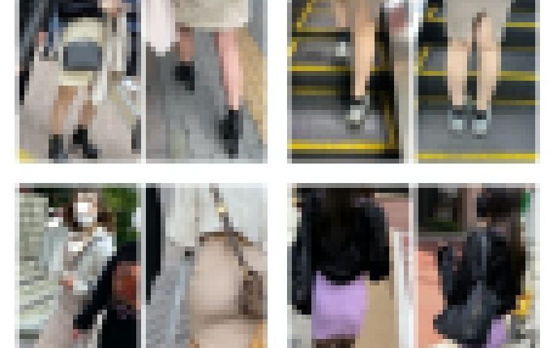 4名の美人お姉さんの超接近のエロすぎるお尻470