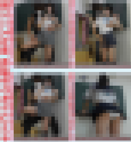 超ミニスカ娘　痴漢 ゆりちゃんセット９