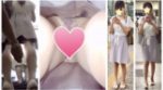 逆さ撮りの瞬間23☆全員顔出し☆3人セット（カメラ目線/OL/私服のJ/フラッシュ撮影/エスカレーター）