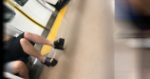 【電車対面】ギャルの生足は電車内だと目立つ　2