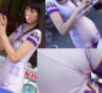 あの大人気衣装再び！パンツ履いてる？レースクインのピッタリ衣装