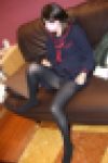 学生時代の本物の制服で来てくれた女の子①（黒タイツ）１００枚