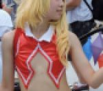 見事なまでのまな板貧乳ｗへそ出しコスプレ2017夏【動画】イベント編 3807と3808セット販売