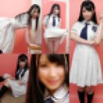 素人パンチラ in 自宅で個人撮影会 vol.091　 乃●坂風コスチューム?素人JDモデルしーちゃん