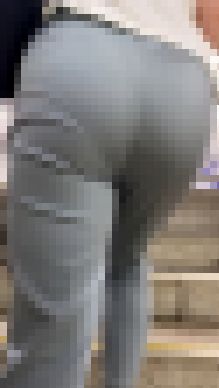 お姉さんの後ろ姿　２２８　ムチムチ　２人　OL　透け　巨尻　迫力　階段上り　パンツ