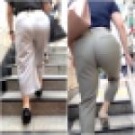 【2名・朝から誘ってくるスラックスOL達】