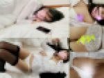 【同僚OLめくり胸チラ】仮眠中 無防備 イタズラ