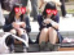 制服姿の可愛いコを発見！！（ＦＨＤ）大変です！！パンツが見えてますよ１０