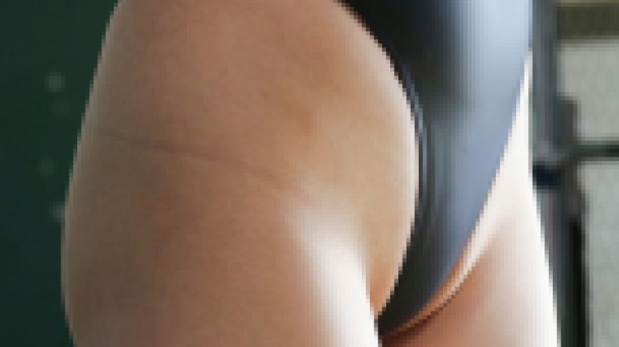 【写真】170cmの長身に柔らかな光と黒ラバーのハイレグ競泳水着にカーブに包まれるふくよかな鼠蹊部　高画質181枚！