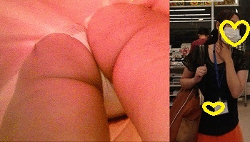 買い物中OLの（生）パンチラ 46