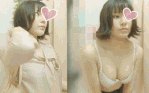 アイドル級美女が…　　上着にてこずりピエン　　僕のお店の試着室345