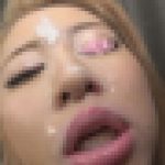 【フェラ】金髪日焼けギャルがボンテージ着て男2人を抜きに来た?