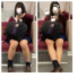 JK風制服美女の対面エロ過ぎる生足美脚273
