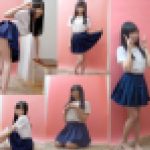 素人パンチラ in 自宅で個人撮影会 vol.100 リアル学生服?イチゴパンツ史上最強の美少女　しのちゃん「撮られてるとお股が