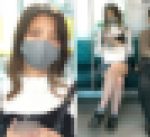 盗影を警戒して睨んできた長身モデル女子大生（中編）