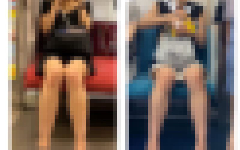 脚フェチ392 2名の美人人妻の対面エロ過ぎる生足美脚