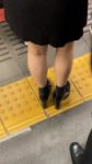 素人 020 ミニスカ熟女OL 熟女らしからぬ美脚と電車の揺れと一緒に腰振り
