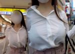 【高精細フルHD】一杯よりデカいオッパイ！デカブラ透ける爆乳ボディ！
