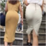 【2名・大人の色気プンプンな高級モデルの着衣尻】