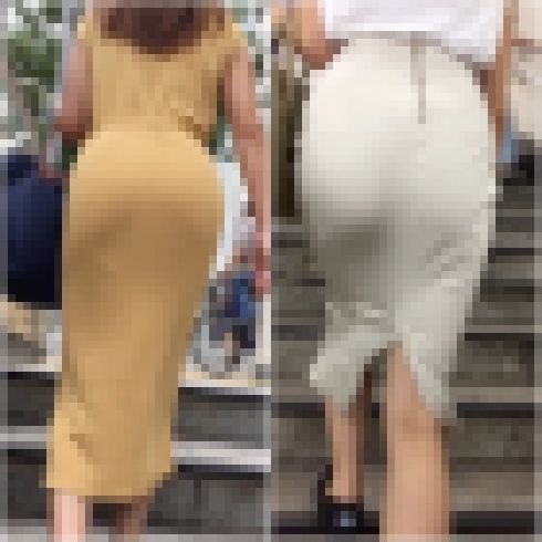 【2名・大人の色気プンプンな高級モデルの着衣尻】