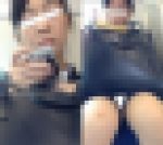 【週末企画】(電車対面）(顔出し）可愛いお顔して…アグレッシブなタイトミニをお召になって…男の視線を刺激しちゃう就活女子大生さん